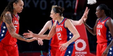 Selección de básquet femenino de Estados Unidos debuta con triunfo en Tokio 2020