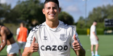 James la lía con un mensaje con ‘guiño’ al Atlético