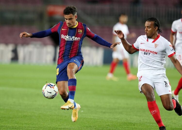 El Sevilla recibirá al Barça con tres bajas de peso