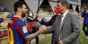 «Tuve la esperanza de que Messi jugara gratis»: presidente del Barça