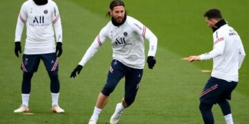 Sergio Ramos, Messi y Neymar, un triángulo de felicidad