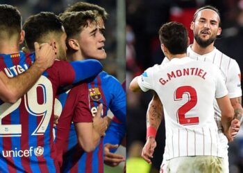 Sevilla y Barcelona luchan por tres puntos de oro