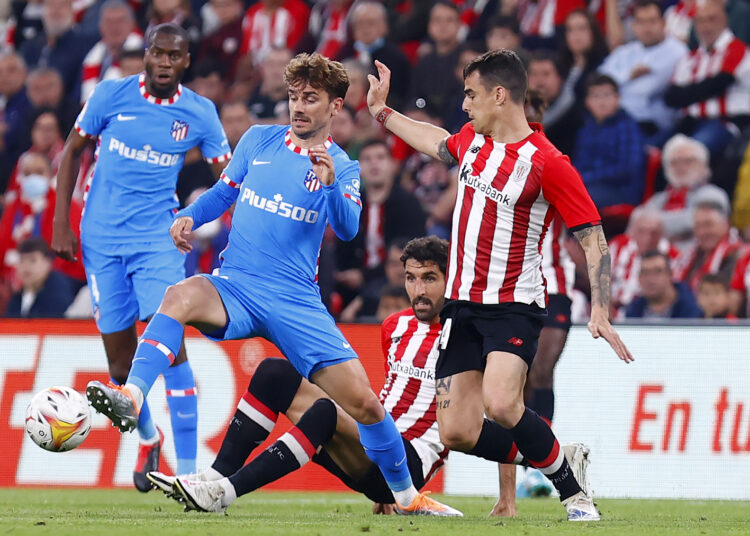 El Atlético se derrumba en San Mamés