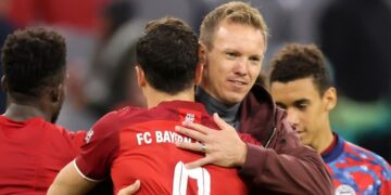 Nagelsmann, optimista sobre la renovación de Lewandowski con el Bayern