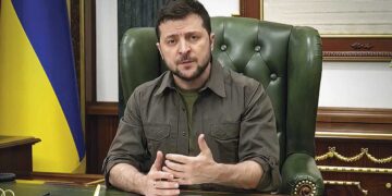 Zelenski afirma que Rusia controla cerca del 20 % del territorio de Ucrania