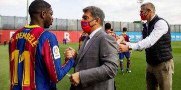 Laporta confirma la continuidad de Dembélé