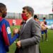 Laporta confirma la continuidad de Dembélé