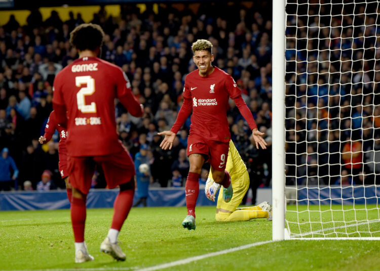 Liverpool deja atrás la crisis y arrolla al Rangers para acercarse a octavos de Champions