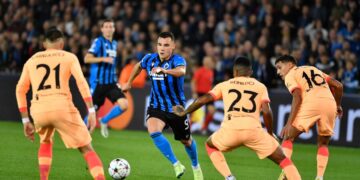 El sorprendente Brujas de Bélgica derrota al Atlético y sigue con paso triunfal