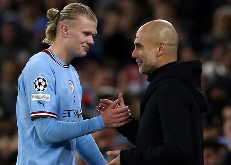 Pep Guardiola: “Si Haaland supera el récord de Messi a sus 22 años será aburrida su vida”