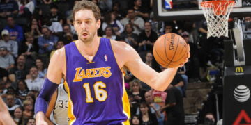 Los Lakers retiran el dorsal “16” de Pau Gasol