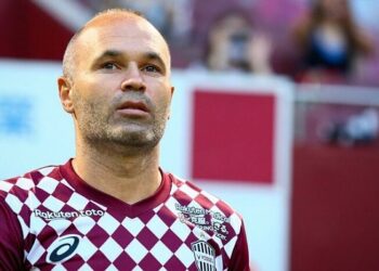Iniesta disputó su último partido con el Vissel Kobe