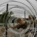 Soldados de Texas refuerzan las cercas de púas en la zona fronteriza EEUU-México