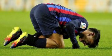 Barca sufre una baja sensible tras lesión de una de sus estrellas