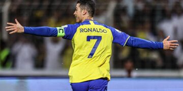 Cristiano Ronaldo finalizó como el tercer máximo goleador del 2023