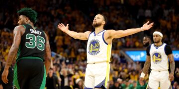 Los Warriors de Curry eliminados en repesca a playoffs
