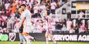 El Inter Miami cede un empate con goles de Messi, Suárez y Alba