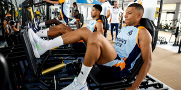 Mbappé entrena por primera vez con el Real Madrid