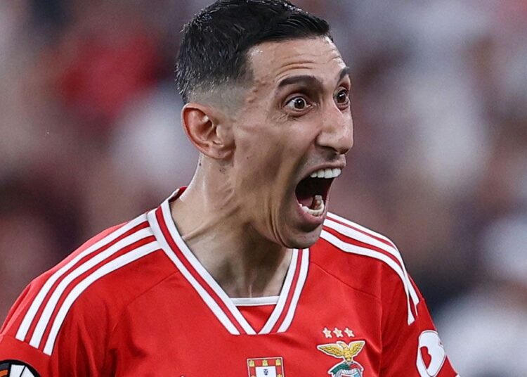 El argentino Di María renueva con el Benfica hasta 2025
