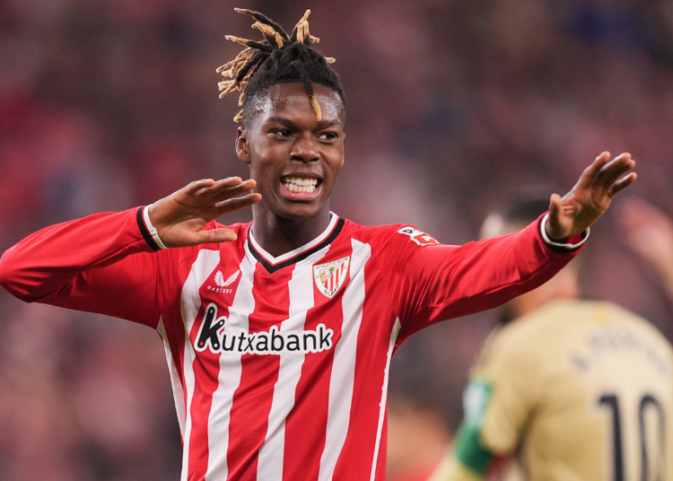 Nico Williams no se quiere ir de su equipo, asegura presidente del Bilbao